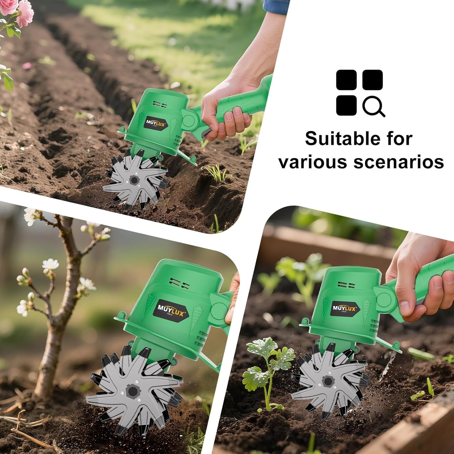 Kandora™ HandHeld Soil Tiller