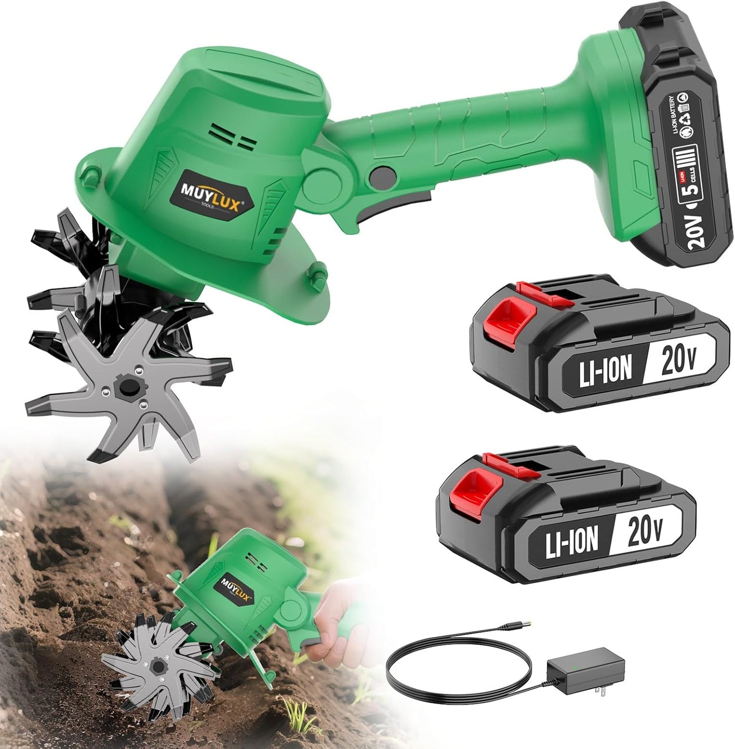 Kandora™ HandHeld Soil Tiller