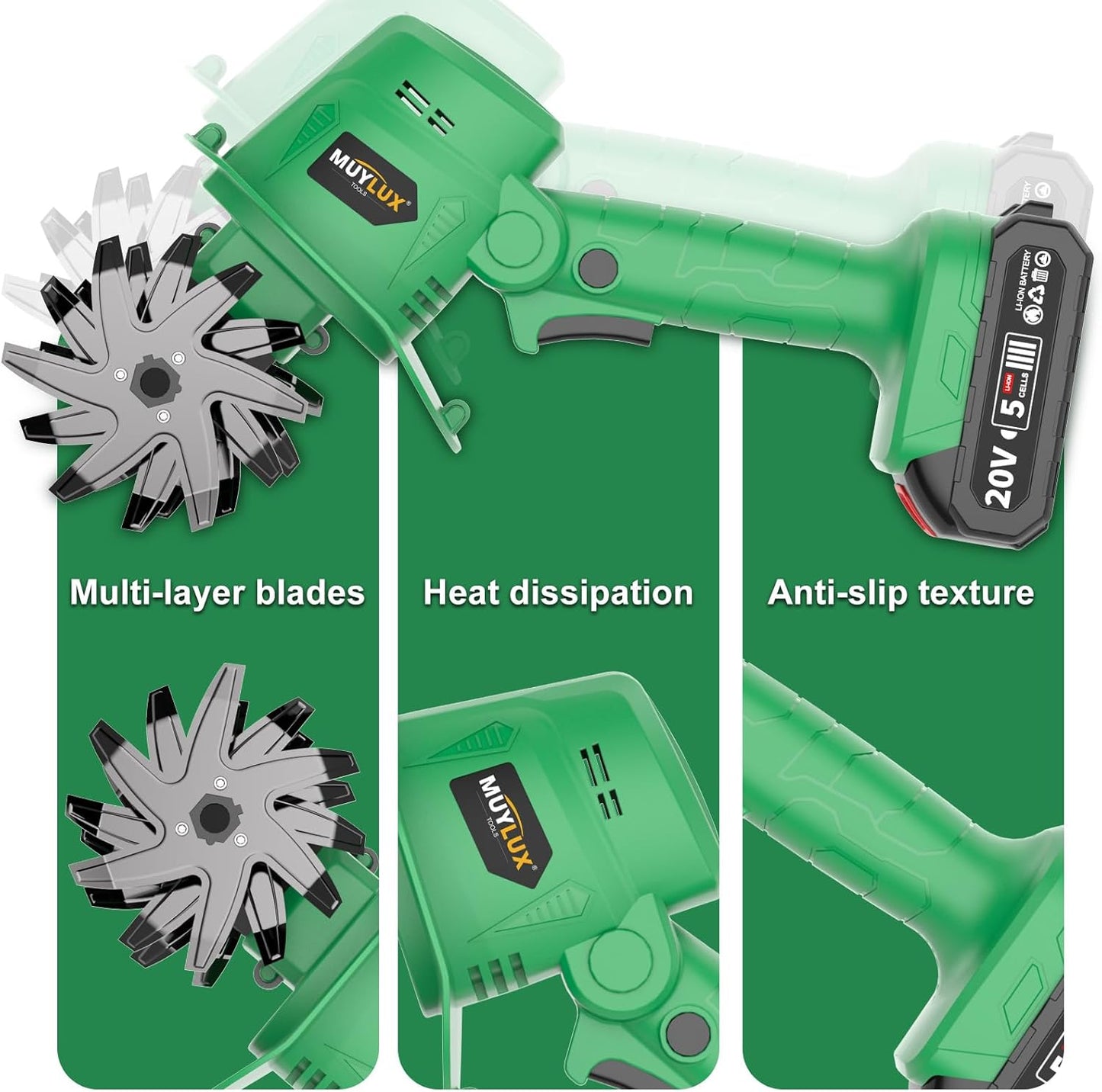 Kandora™ HandHeld Soil Tiller