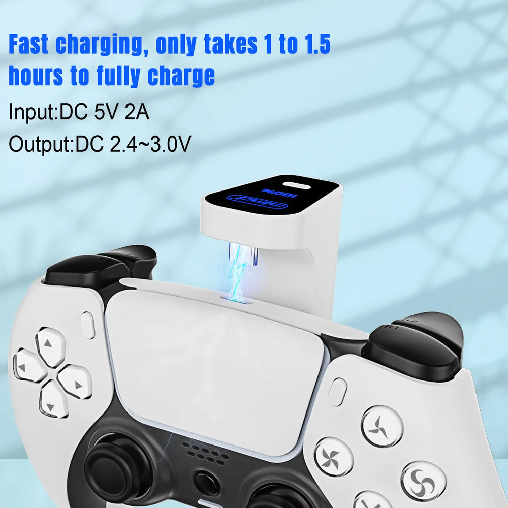 \\PS5 Controller External Battery Pack – +15H Playtime, Type-C, 2000Mah High-Capacity, Compatible with PS5 Slim\