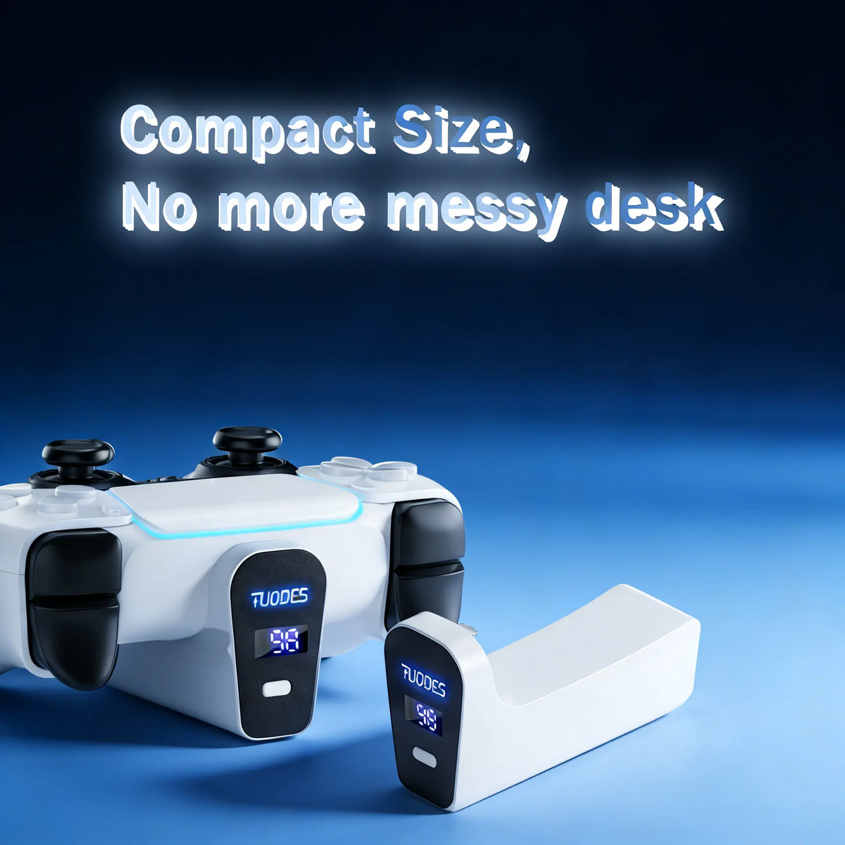 \\PS5 Controller External Battery Pack – +15H Playtime, Type-C, 2000Mah High-Capacity, Compatible with PS5 Slim\